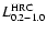 $L_{0.2{-}1.0}^{\rm HRC}$