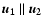 $\vec{u_1} \parallel\vec{u_2}$