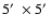 $5\hbox {$^\prime $ }\times 5\hbox {$^\prime $ }$
