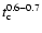 $t_{\rm c}^{0.6-0.7}$