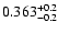 $\rm0.363^{+0.2}_{-0.2}$