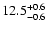 $\rm 12.5^{+0.6}_{-0.6}$