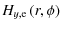 $\displaystyle H_{y,{\rm e}}\left(r,\phi\right)$