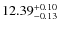 $12.39_{-0.13}^{\rm +0.10}$