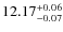 $12.17_{-0.07}^{\rm +0.06}$