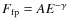 $F_{\rm fp}=AE^{-\gamma}$