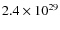 $2.4\times 10^{29}$