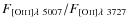 $F_{[{\rm O}\mathsc{iii}]\lambda ~5007} / F_{[{\rm O}\mathsc{ii}]\lambda
~3727}$