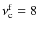 $\nu_{\rm c}^{\rm f}=8$