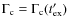 $\Gamma_{\rm c}=\Gamma_{\rm c}(t'_{\rm ex})$