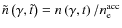 $\tilde{n}\left(\gamma,\tilde{t}\right)=n\left(\gamma,t\right)/n_{\rm e}^{\rm acc}$
