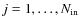 $j=1,\ldots,{N}_{\rm
in}$