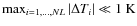 $\max_{i=1,\ldots,{NL}}\left\vert\Delta T_i\right\vert
\ll 1~{\rm K}$