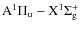 $\rm A^{1}\Pi_u-X^{1}\Sigma^{+}_g$
