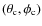 $(\theta_{\rm c},\phi_{\rm c})$
