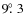 $9\hbox{$.\!\!^\circ$ }3$