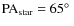 $\ensuremath{{\rm PA_{star}}} =65\hbox{$^\circ$ }$