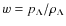$w=p_\Lambda/\rho_\Lambda$