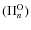 $(\Pi_n^{\rm O})$