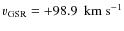 $v_{\rm GSR}=+98.9~~{\rm km~s}^{-1}$