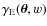$\gamma_{\rm E}(\vec{\theta},w)$
