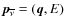 $\vec{p}_{\overline{\nu}}=(\vec{q},E)$