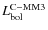 $L^{\rm C-MM3}_{\rm {bol}}$