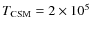 $T_{\rm CSM}=2 \times 10^5$