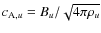 $c_{{\rm A},u}=B_u/\sqrt{4 \pi \rho_u}$