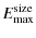 $\displaystyle E_{\rm max}^{\rm size}$