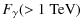 $\displaystyle F_\gamma(>1~{\rm TeV})$