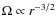 $\Omega \propto r^{-3/2}$