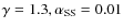 $\gamma = 1.3, \alpha_{\rm SS}=0.01$