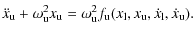 $\displaystyle \ddot{x}_{\rm u}+ \omega_{\rm u}^2 x_{\rm u}=
\omega_{\rm u}^2 f_{\rm u}(x_{\rm l},x_{\rm u},\dot{x}_{\rm l},\dot{x}_{\rm u}).$