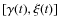 $[\gamma(t),\xi(t)]$