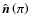$\hat{\vec{n}} \left( \pi \right)$