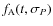 $f_{{{\rm A}}}(t,\sigma_{{{P}}})$