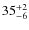 $\rm 35^{+2}_{-6}$