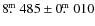 $8\hbox{$.\!\!^{\rm m}$ }485\pm0\hbox{$.\!\!^{\rm m}$ }010$