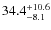 $34.4_{-8.1}^{\rm +10.6}$