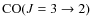 ${\rm CO}(J=3\rightarrow2)$