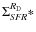 $\Sigma_{\it SFR}^{R_{\rm D}}\ast$