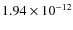 $1.94\times 10^{-12}$