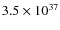 $3.5\times10^{37}$