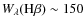 $W_{\lambda}({\rm H}\beta)\sim150$
