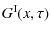 $\displaystyle G^{\rm I}(x, \tau)$