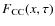 $F_{\rm CC}(x, \tau )$