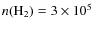 $n({\rm H}_2)=3 \times 10^5$
