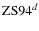 ${\rm ZS94}^d$