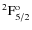 ${\rm ^2F^{o}_{5/2} }$